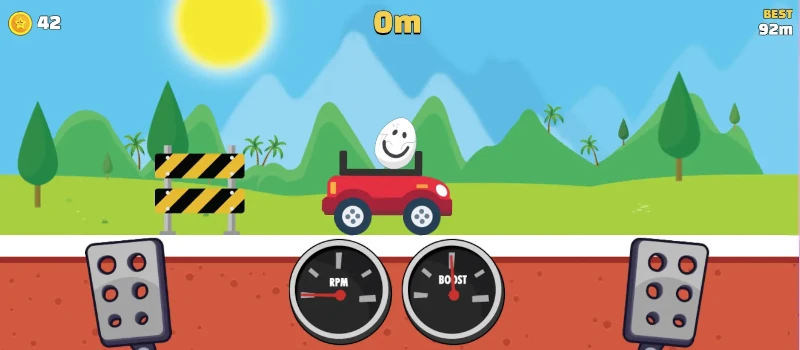 Eggy Car physics game